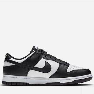 Nike dunk low, size 9, black & white. NWT